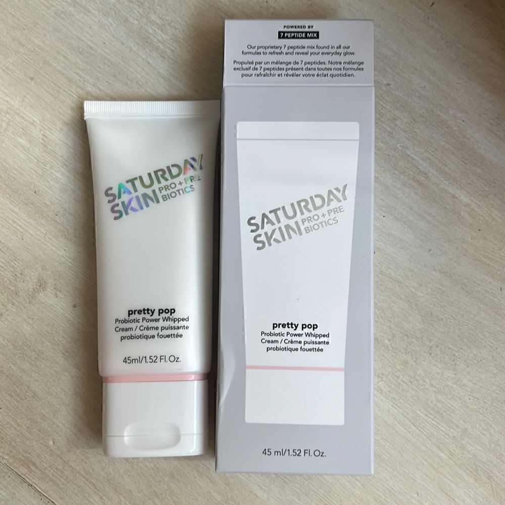 Saturday Skin pretty pop PROBIOTIC POWER WHIPPED CREAM 45ml/1.52 Fl. Oz. NIB